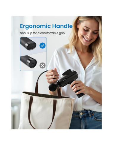 Pistola de Masaje RENPHO Tejido Profundo Portátil 0.68 kg