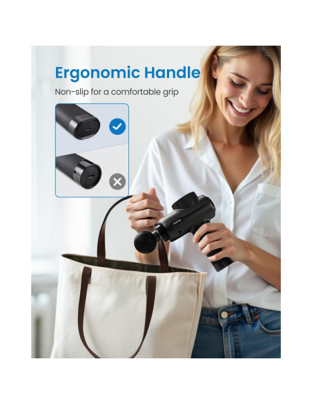 Pistola de Masaje RENPHO Tejido Profundo Portátil 0.68 kg