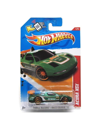 Hot Wheels Acura NSX Verde 2012 - Circuito Thrill Racers 181