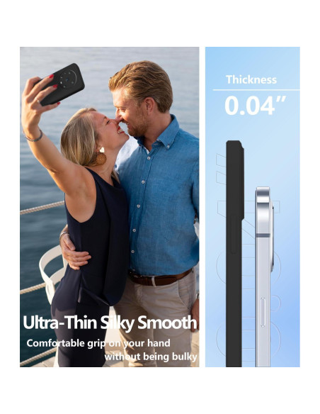 Funda Silicona Antichoque Wousunly Honor Magic 4 Pro Negra Funda Silicona Antichoque Wousunly Honor Magic 4 Pro Negra