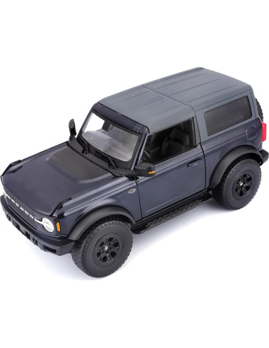 Maisto Ford Bronco Wildtrak 1:18 Diecast Azul Metálico
