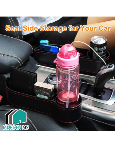 Organizador de Espacio entre Asientos MORDEN MS con Portavasos