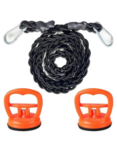 Cuerda de Ropa Portátil Retráctil Pmsanzay 1.5-3.5m con Ventosas