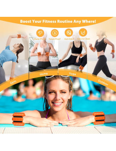 Pesas Ajustables para Muñeca y Tobillo PENOMO 0.91 kg Juego de 2 2