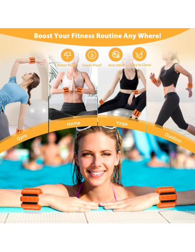 Pesas Ajustables para Muñeca y Tobillo PENOMO 0.91 kg Juego de 2