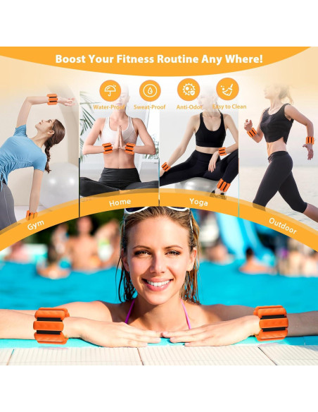 Pesas Ajustables para Muñeca y Tobillo PENOMO 0.91 kg Juego de 2