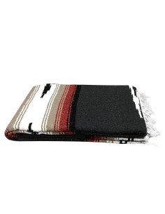 Manta Mexicana Negra Open Road Goods 198x132 cm Gruesa