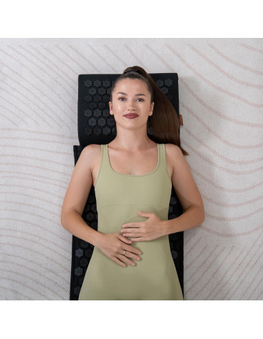 Alfombrilla de Acupresión Balance Mate con Almohada - Negro