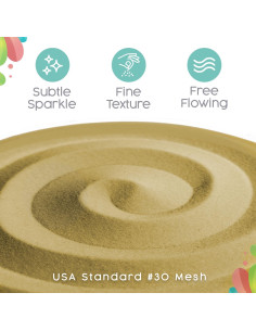 Arena de Unidad Sandsational Sparkle Hazelnut y Blanca 1 LB 2