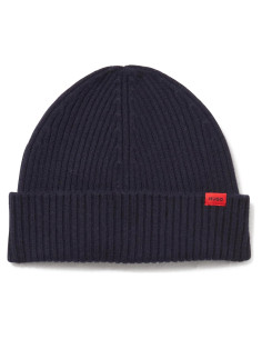 Gorro de canalé HUGO para hombres - Talla Única - Marino