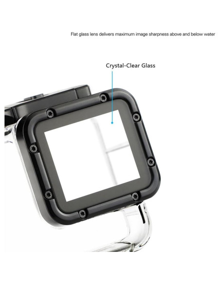 Funda Impermeable para GoPro Hero 5/6/7 - Hasta 45m - QiuNiu