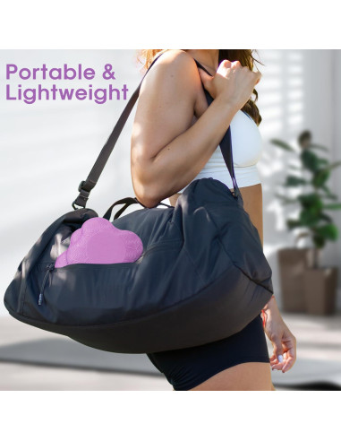 Juego de 2 Almohadillas de Rodillas Yoga MBHKRRS Púrpura