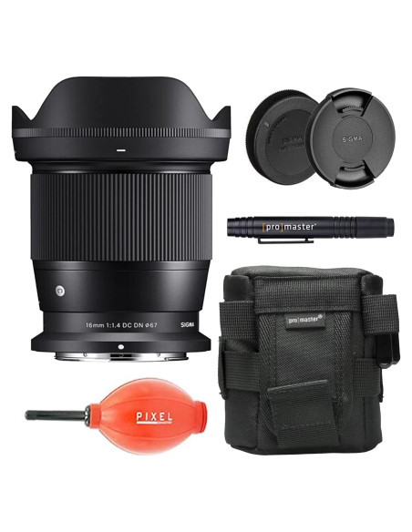 Lente Sigma 16mm f/1.4 DC DN para Nikon Z - Accesorios Incluidos Lente Sigma 16mm f/1.4 DC DN para Nikon Z - Accesorios Incluidos