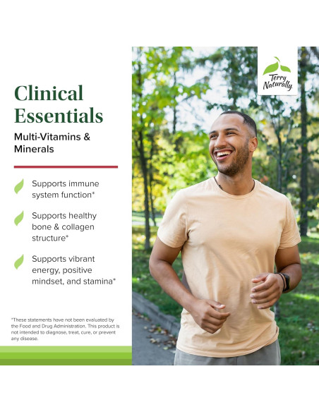 Suplemento Multivitamínico Terry Naturally - 120 Cápsulas