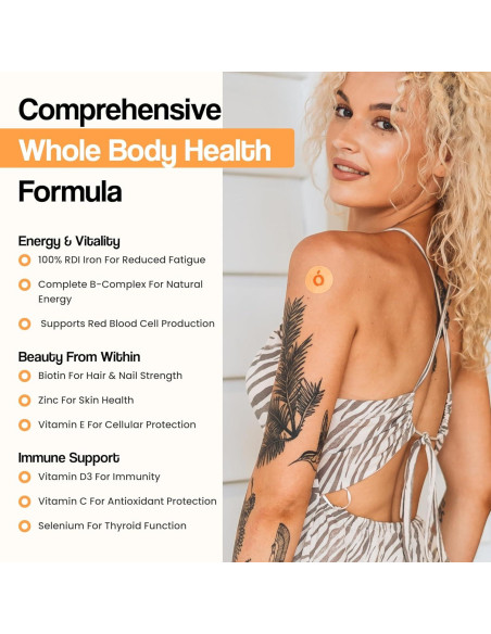 Parche Multivitamínico para Mujeres Vytadose - Hierro y Biotina Parche Multivitamínico para Mujeres Vytadose - Hierro y Biotina