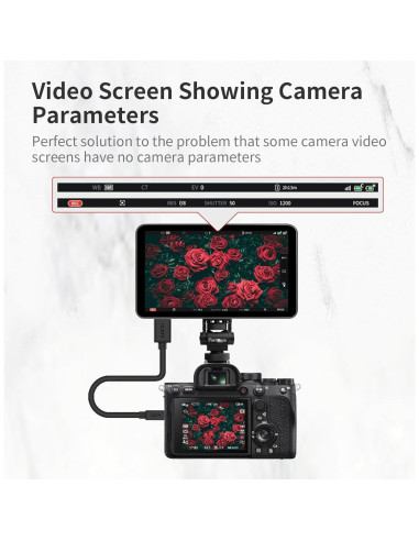 Monitor de Campo Portkeys LH7P 7" Táctil Inalámbrico 1000 nits