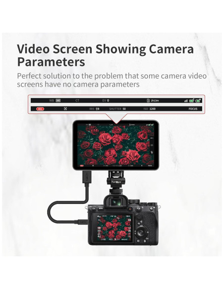 Monitor de Campo Portkeys LH7P 7" Táctil Inalámbrico 1000 nits