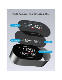 Monitor de Calidad del Aire GoveeLife - Detector de CO2, Temperatura y Humedad 2