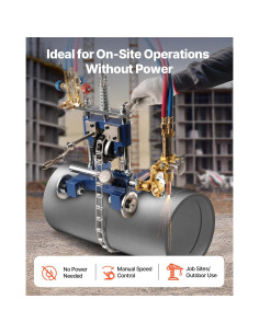 Cortador de Tubos Manual VEVOR CG2-11Y 0.2-2" 208.28 cm 2