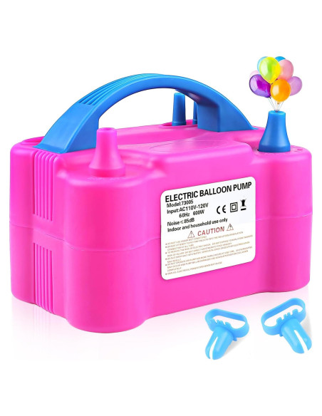 Bomba de Globo Eléctrica QIPUMP 600W Doble Boquilla
