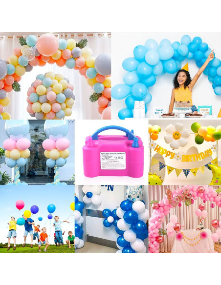 Bomba de Globo Eléctrica QIPUMP 600W Doble Boquilla