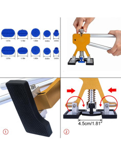 Kit de Reparación de Abolladuras Sonrinss GJ1-1-4 48pcs 2
