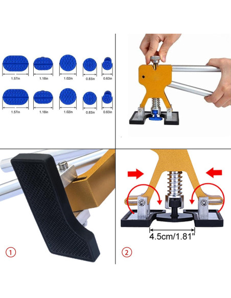 Kit de Reparación de Abolladuras Sonrinss GJ1-1-4 48pcs