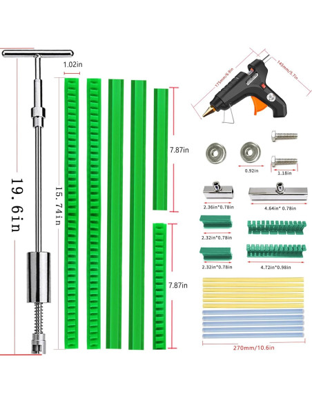 Kit de Reparación de Abolladuras TUOSHUNGE DBG02 - Extractor T-Bar