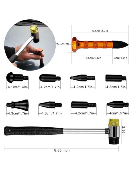 Kit de Reparación de Abolladuras Sonrinss GJ1-1-4 48pcs