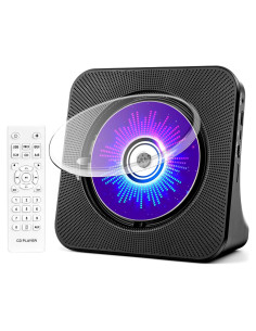 Reproductor de CD ROADOM KC-806 Bluetooth Hi-Fi Negro