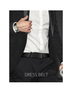 Cinturón de Cuero para Hombre Ajustable 3,5 cm Trinquete 2