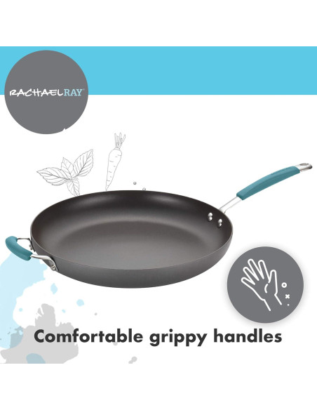 Sartén Antiadherente Rachael Ray Cucina 35.56 cm Agave Blue