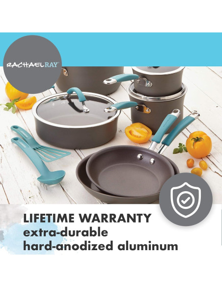 Sartén Antiadherente Rachael Ray Cucina 35.56 cm Agave Blue