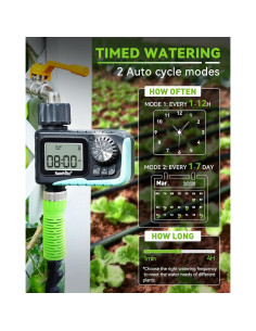 Temporizador de Riego RAINPOINT ITV105NH Programable 1 Salida 2