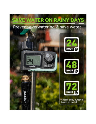 Temporizador de Riego RAINPOINT ITV105NH Programable 1 Salida