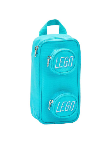 Funda de Ladrillos LEGO Oficial Azul Claro 20x10x6 cm