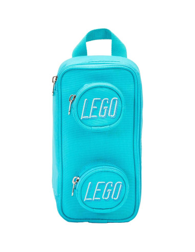 Funda de Ladrillos LEGO Oficial Azul Claro 20x10x6 cm