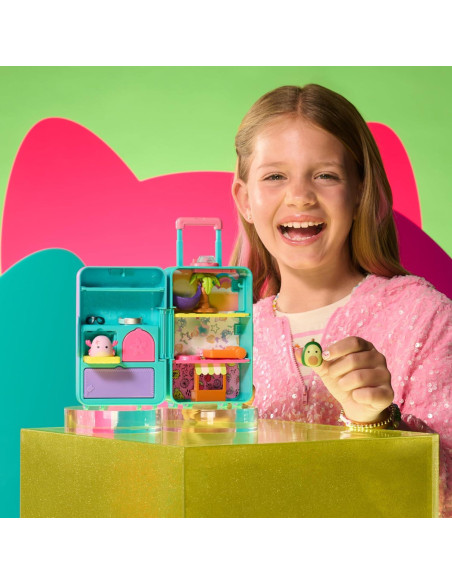 Juego de Equipaje Portátil Squish-a-longs Jazwares 2 Mini-Squish