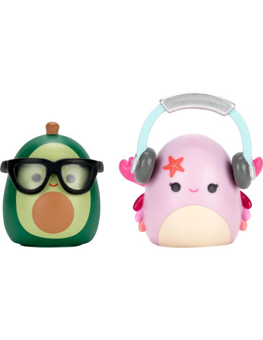 Juego de Equipaje Portátil Squish-a-longs Jazwares 2 Mini-Squish