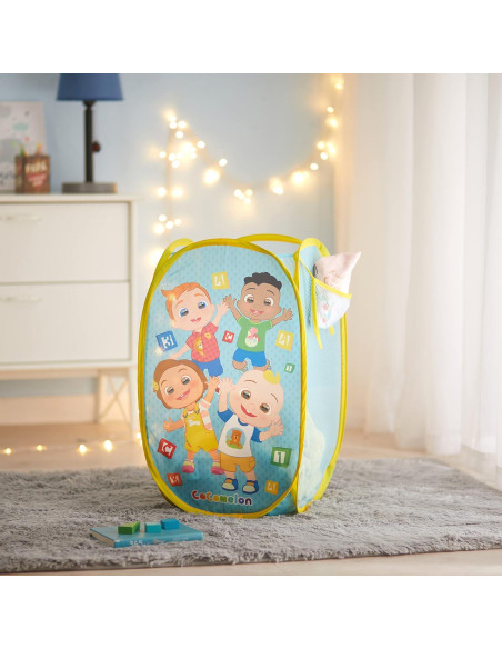 Cesta Plegable Idea Nuova Cocomelon 21.5L para Juguetes