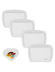 Organizador de Pastillas Hion 4 Piezas Silicona Blanco