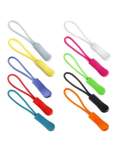 Tiradores de Cremallera Z ZICOME Set de 20 Coloridos 6.35 cm