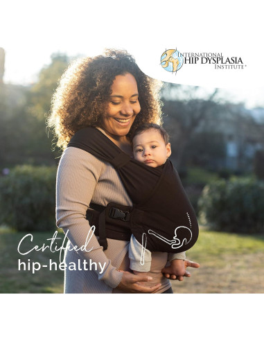 Portabebés Boba Bliss Negro para Recién Nacidos 3-16 kg