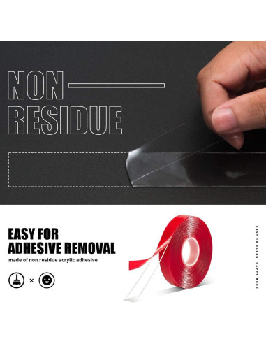 Cinta Doble Cara VERSAF 1.27cm x 3m Acrílica Transparente