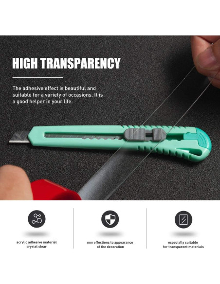 Cinta Doble Cara VERSAF 1.27cm x 3m Acrílica Transparente