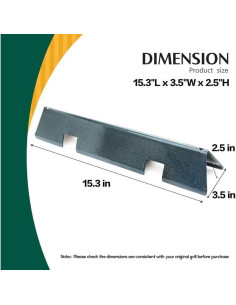 Barras Saborizadoras GOKOTASA para Parrilla Weber Spirit II 3 Piezas 2