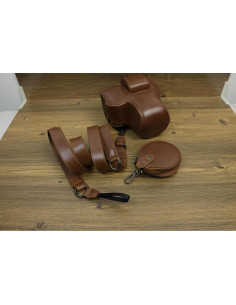 Funda de Cuero PU para Cámara Fujifilm X-S20 con Correa 2