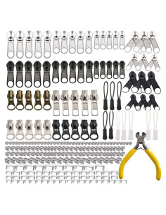 Kit de Reparación de Cremalleras Meikeer 252 Piezas Universal