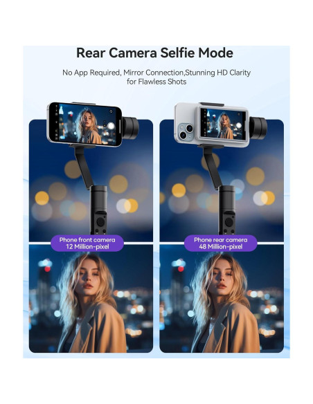 Monitor de Vlog Selfie Magnético NELLO 10.2cm 4K 60fps