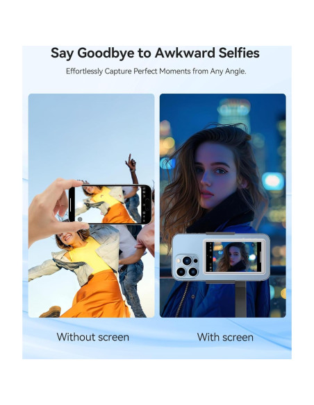 Monitor de Vlog Selfie Magnético NELLO 10.2cm 4K 60fps